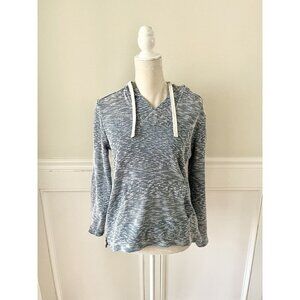 Hang Ten Baha Beach Pullover Hoodie Sweater S Heather Blue